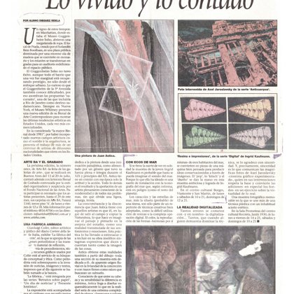 2002  LA Prensa, Argentine